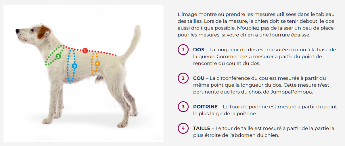 Pomppa Sade Manteau impermeable pour petit chien