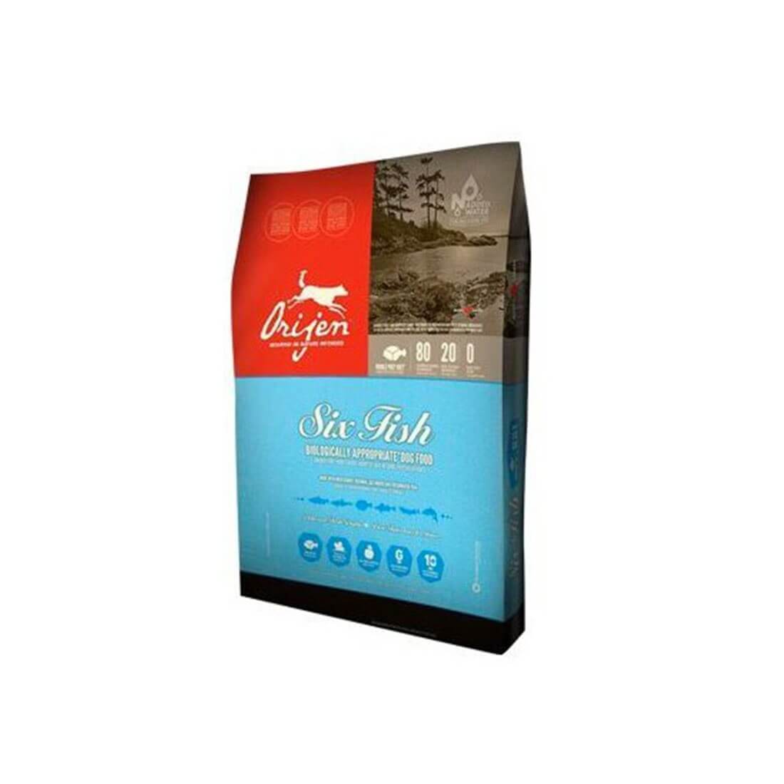 Orijen 6 Fish Dog croquettes pour chien DLUO courte ou dépassée