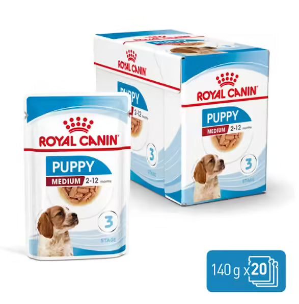 HN PUPPY MEDIUM 10X140G