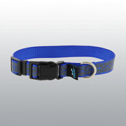COLLIER MOTIF REFLECH.BLEU 35-48CM