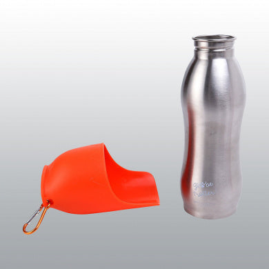 GOURDE METAL AVEC BOL 600 ML