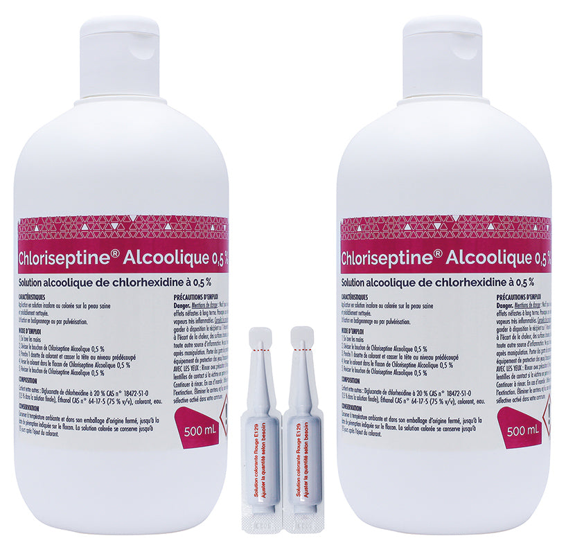 CHLORISEPTINE ALCOOL.0.5% 2X500 ML