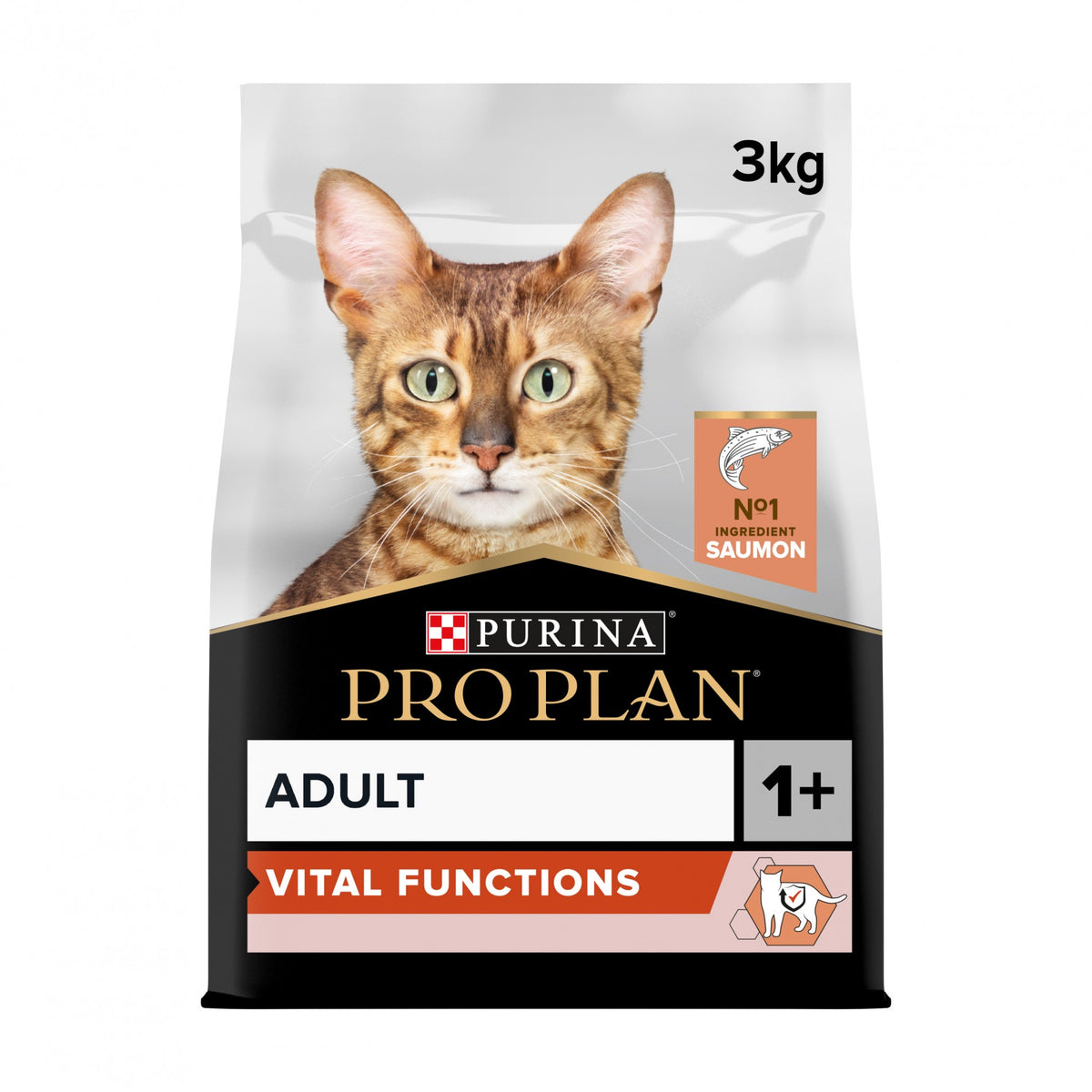 PRO PLAN Vital Functions Adult au Saumon - Croquettes pour chat