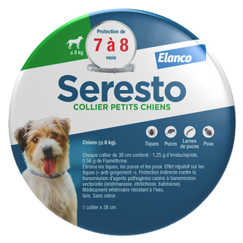 COLLIER PT CHIEN SERESTO X 12